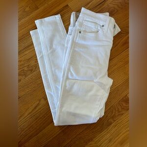 Madewell High-Rise Skinny Jean, White, Size 26. NWT